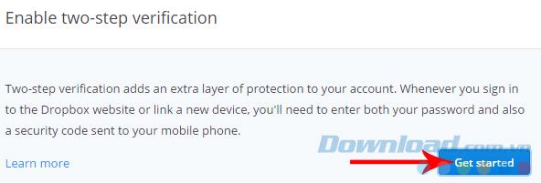 Buat keamanan dua lapis untuk Dropbox