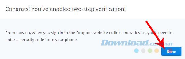 Créer une sécurité à deux couches pour Dropbox