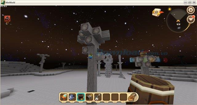 Comment survivre sur la planète Horas dans Mini World: Block Art