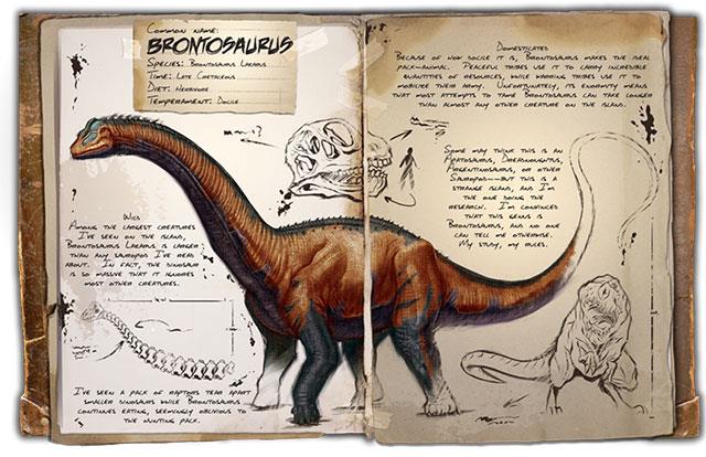 ARK Survival Evolved: The dinosaurs have the largest load on the ground