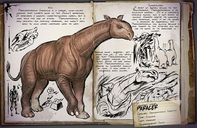 ARK Survival Evolved: The dinosaurs have the largest load on the ground