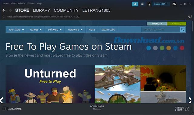 Instructions pour télécharger gratuitement des jeux sur Steam