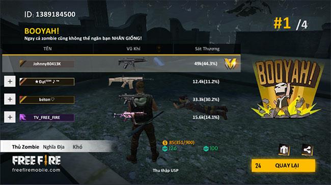 How to play Zombie mode in Free Fire