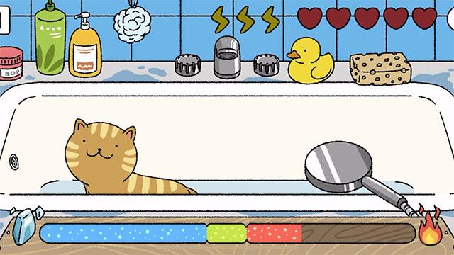 How to bathe a cat in Adorable Home