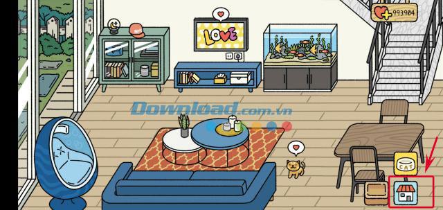 How to update the bedroom, bathroom in the game Adorable Home