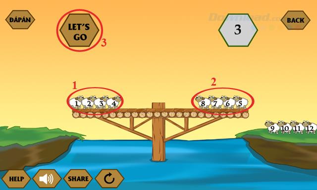 Answers to the latest game IQ River Crossing