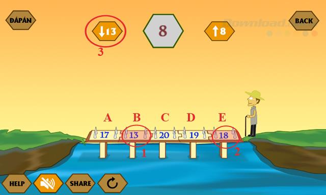 Jawapan kepada permainan terkini IQ River Crossing