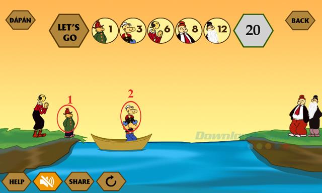 คำตอบเกม IQ River Crossing ล่าสุด