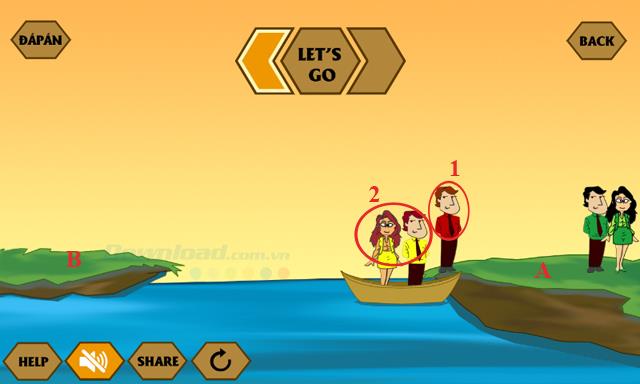 คำตอบเกม IQ River Crossing ล่าสุด