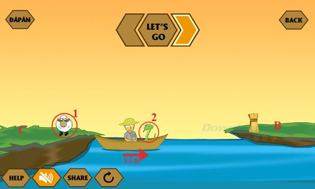 คำตอบเกม IQ River Crossing ล่าสุด