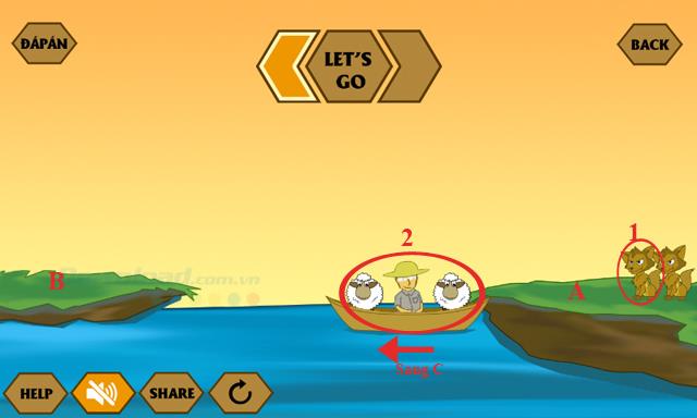 คำตอบเกม IQ River Crossing ล่าสุด