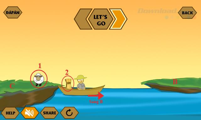 คำตอบเกม IQ River Crossing ล่าสุด