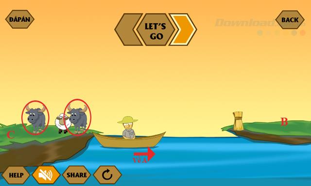 คำตอบเกม IQ River Crossing ล่าสุด