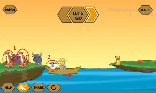 คำตอบเกม IQ River Crossing ล่าสุด