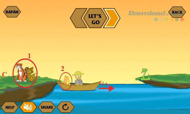 คำตอบเกม IQ River Crossing ล่าสุด