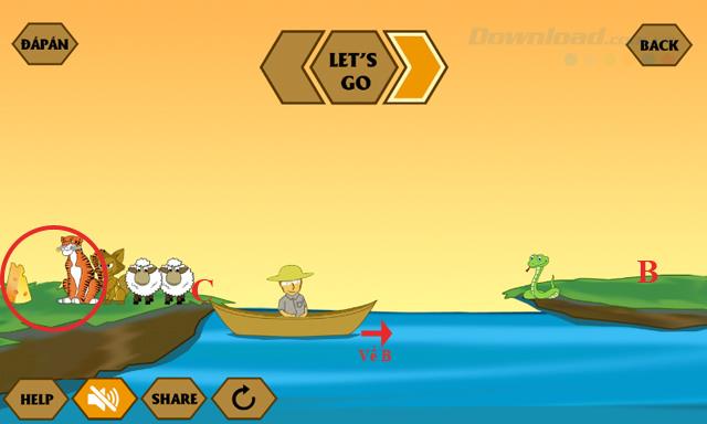 คำตอบเกม IQ River Crossing ล่าสุด