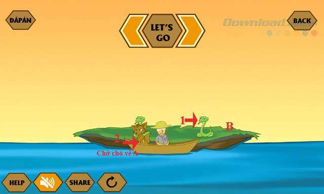 คำตอบเกม IQ River Crossing ล่าสุด