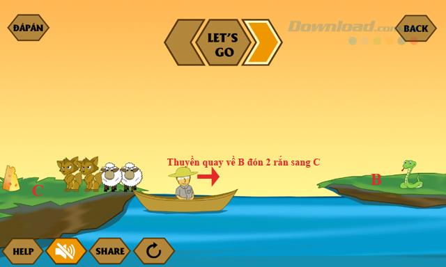 คำตอบเกม IQ River Crossing ล่าสุด