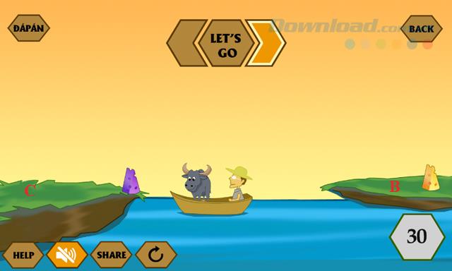 คำตอบเกม IQ River Crossing ล่าสุด