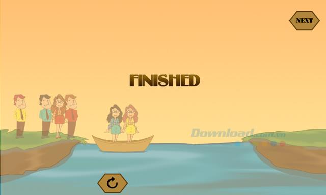 Ответы на последнюю игру IQ River Crossing