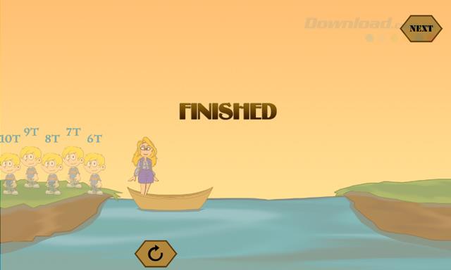 پاسخ به آخرین بازی IQ River Crossing