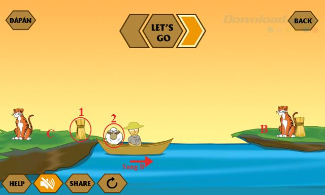 Jawaban untuk game terbaru IQ River Crossing