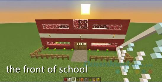 How to build a school and class in the game Minecraft