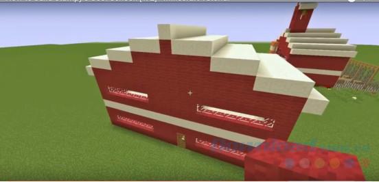 How to build a school and class in the game Minecraft