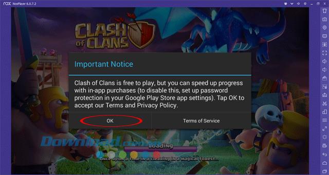 Instructions pour télécharger et installer Clash Of Clan sur votre ordinateur avec NoxPlayer