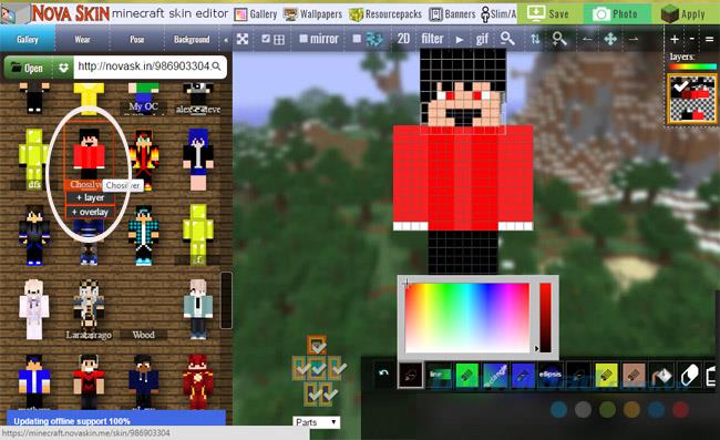 How to change skins in Minecraft