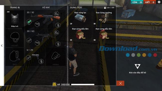 Instructions to play Garena Free Fire on mobile