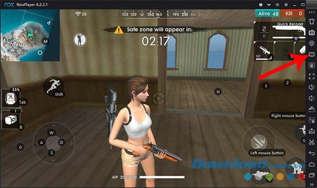 Install the keyboard to play Garena Free Fire on the computer