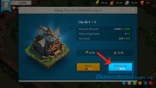 Instructions for installing and playing Rise of Kingdoms on your phone