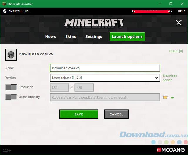 Instructies voor het downloaden en installeren van Minecraft Launcher