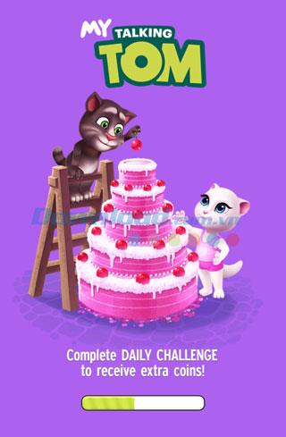 Instructions to play the game My Talking Tom