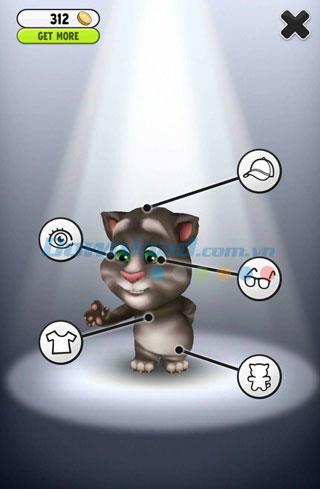 Instructions to play the game My Talking Tom