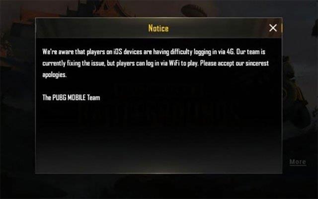 Summary of PUBG Mobile errors and how to fix them