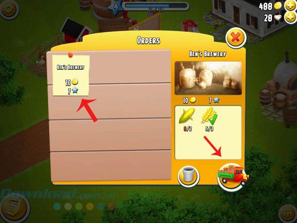 Instructions for playing Hay Day game for beginners