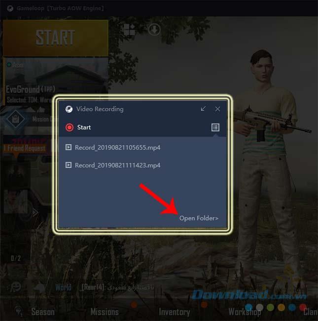 Bagaimana untuk memutarkan skrin bermain PUBG Mobile pada GameLoop