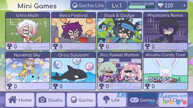 Instructions for installing and playing Gacha Life game on your phone