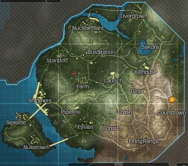 Informasi untuk seluruh peta di Call of Duty: Mobile