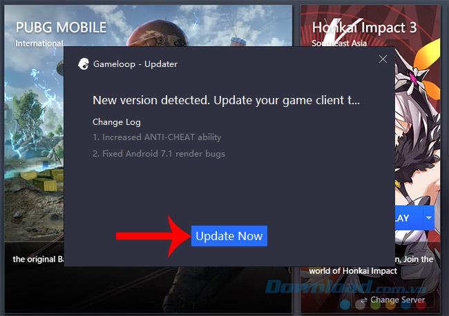 GameLoop updaten naar de nieuwste versie