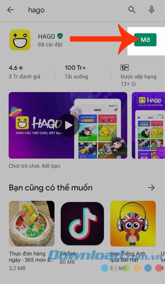 Instructions for setting up and registering a Hago account on your phone