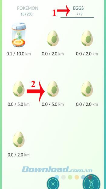 ポケモンGOで卵と卵を孵化させる方法