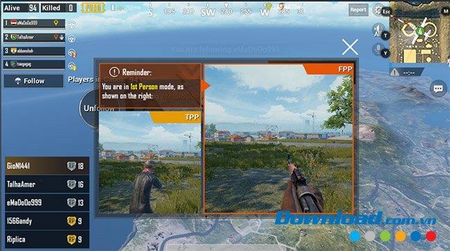 How to change PUBG Mobile first-person mode and gun settings
