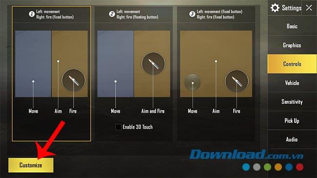 How to customize the PUBG Mobile play button on the phone