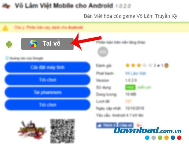 Comment installer et jouer au jeu Vo Lam Viet Mobile sur lordinateur