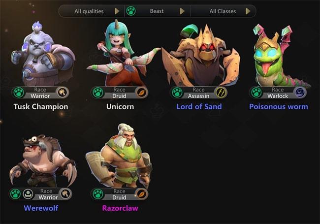 Introducing the character system in Auto Chess Mobile