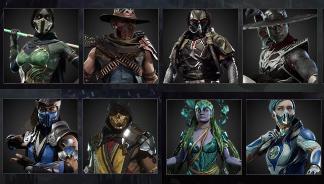 Character system in Mortal Kombat 11