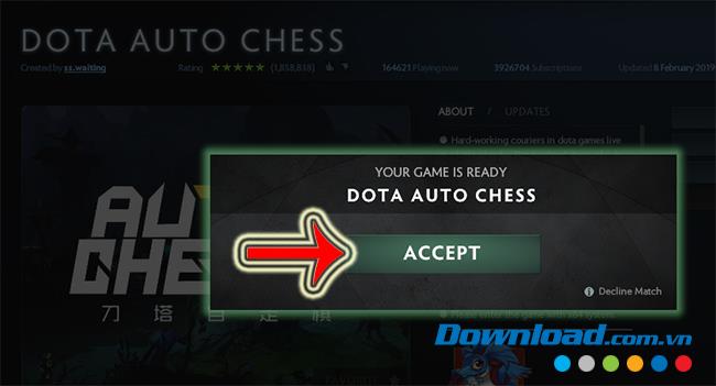 Instructions pour installer et jouer aux échecs automatiques de Dota (Dota 2)